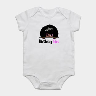 Birthday Girl Melanin Afro Baby Bodysuit